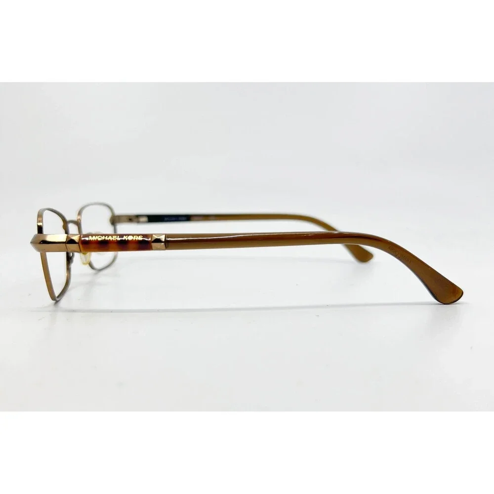 Michael Kors Eyeglasses Womens Brown MK357 Metal Rectangular 49-17-135